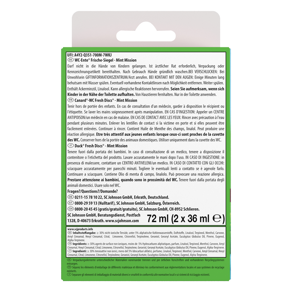 Bild: WC-Ente Mint Mission Nachfüller