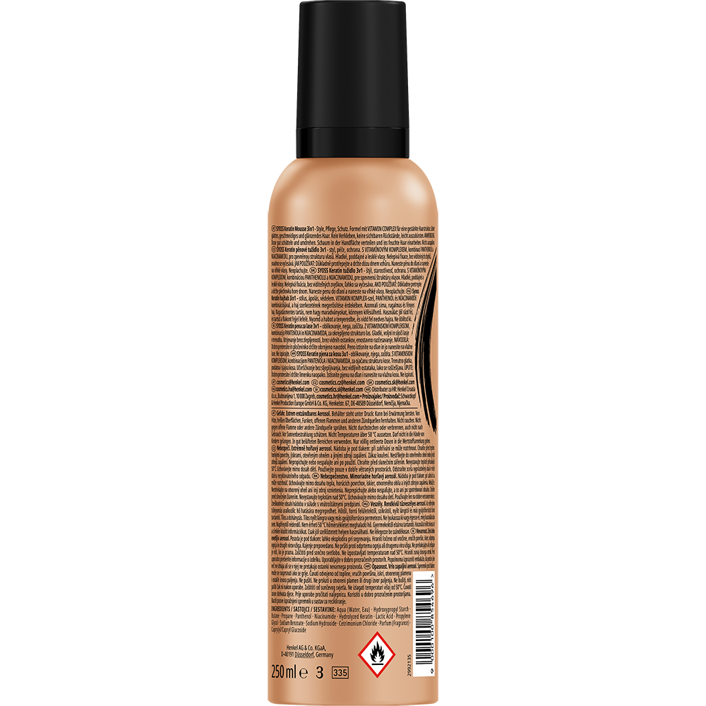 Bild: syoss 3in1 Keratin Mousse