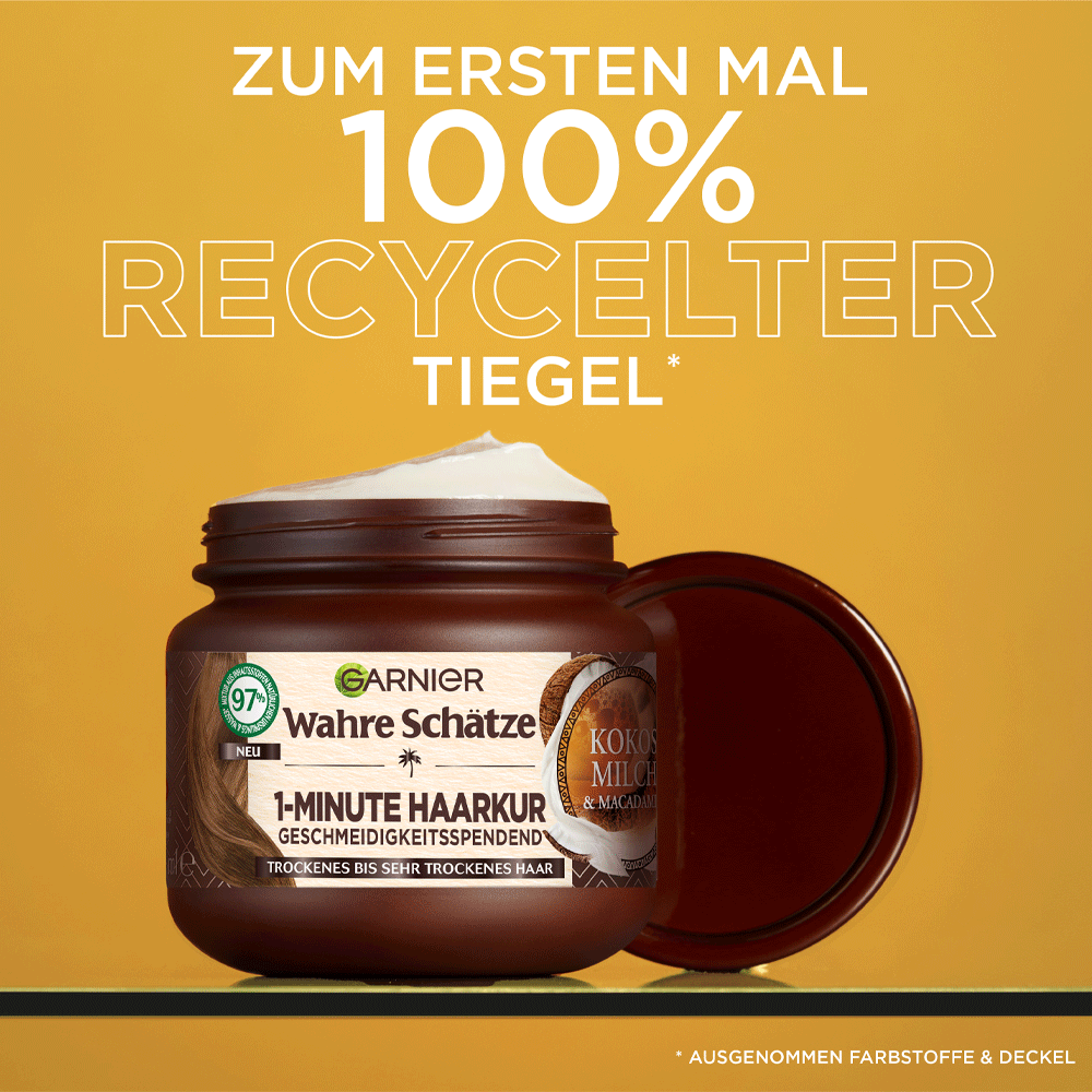 Bild: GARNIER Wahre Schätze 1 Minute Haarkur