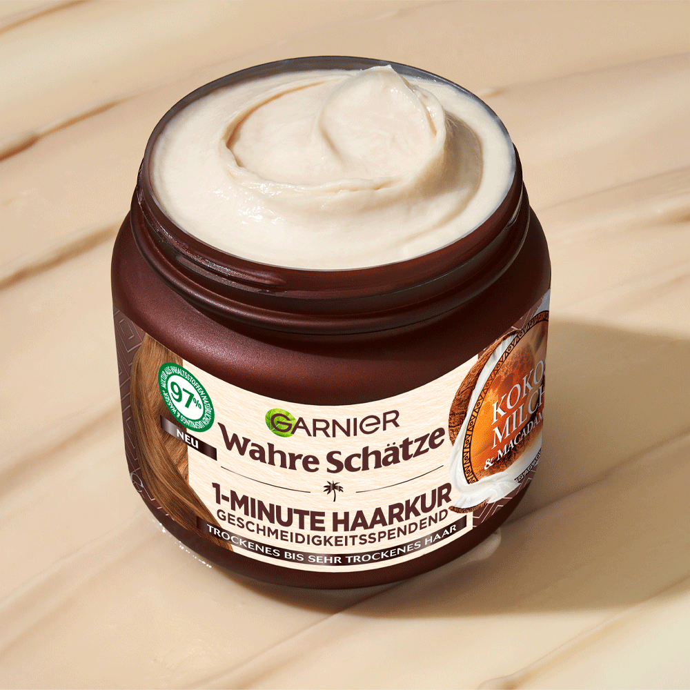 Bild: GARNIER Wahre Schätze 1 Minute Haarkur