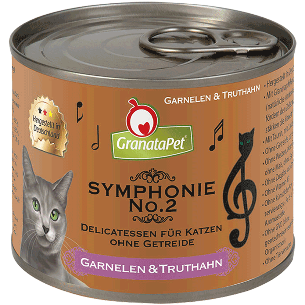 Bild: GranataPet Symphonie No. 2 Garnelen & Truthahn Katzenfutter