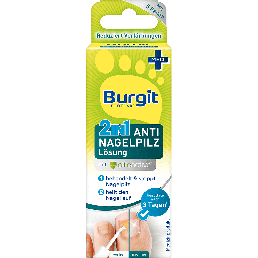 Bild: Burgit Footcare 2in1 Anti Nagelpilz Lösung