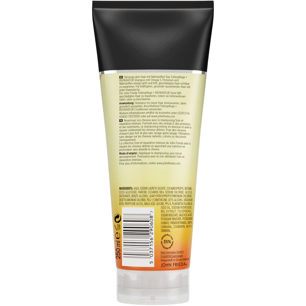 Bild: JOHN FRIEDA Shampoo Tiefenpflege + Reparatur