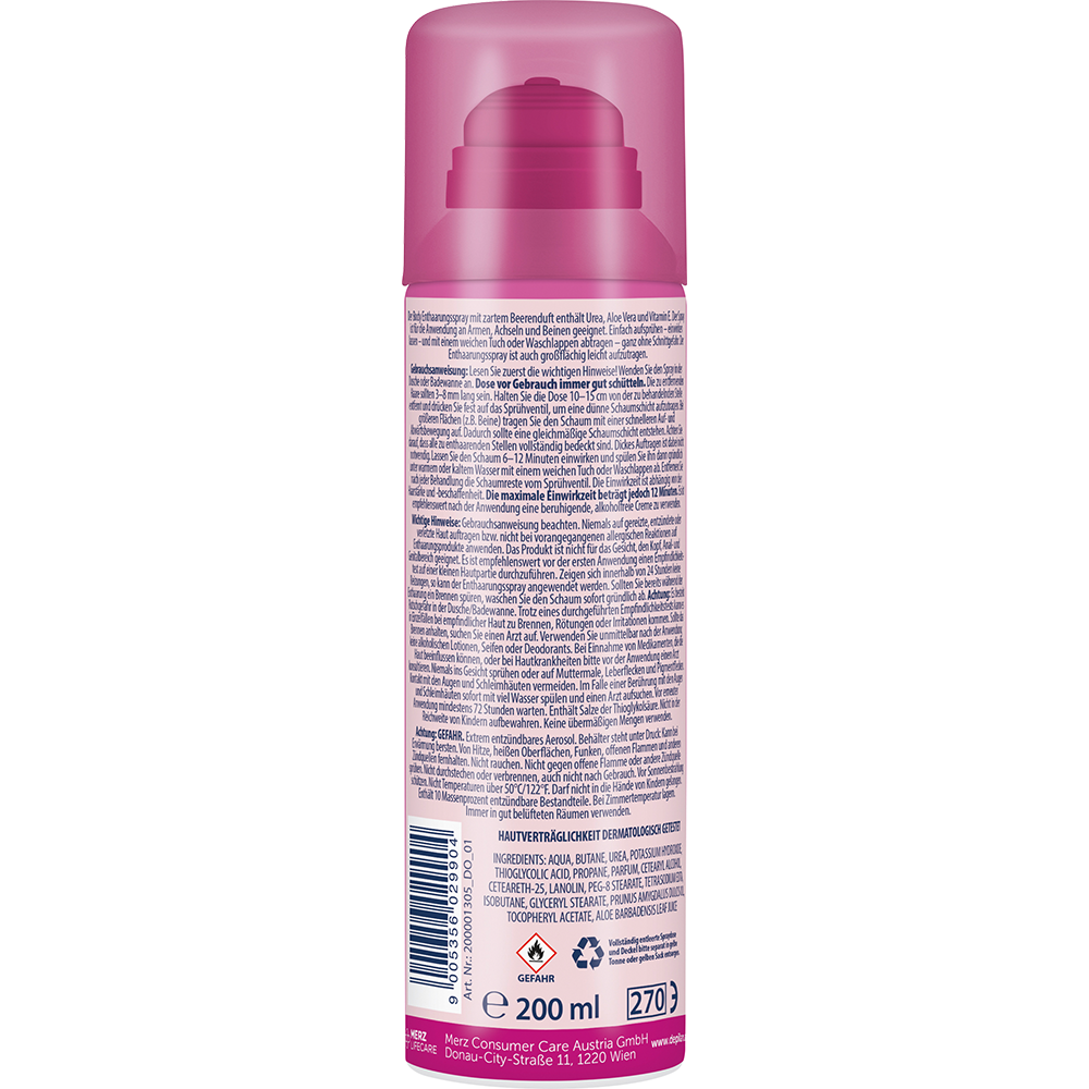 Bild: depilan Body Enthaarungsspray 