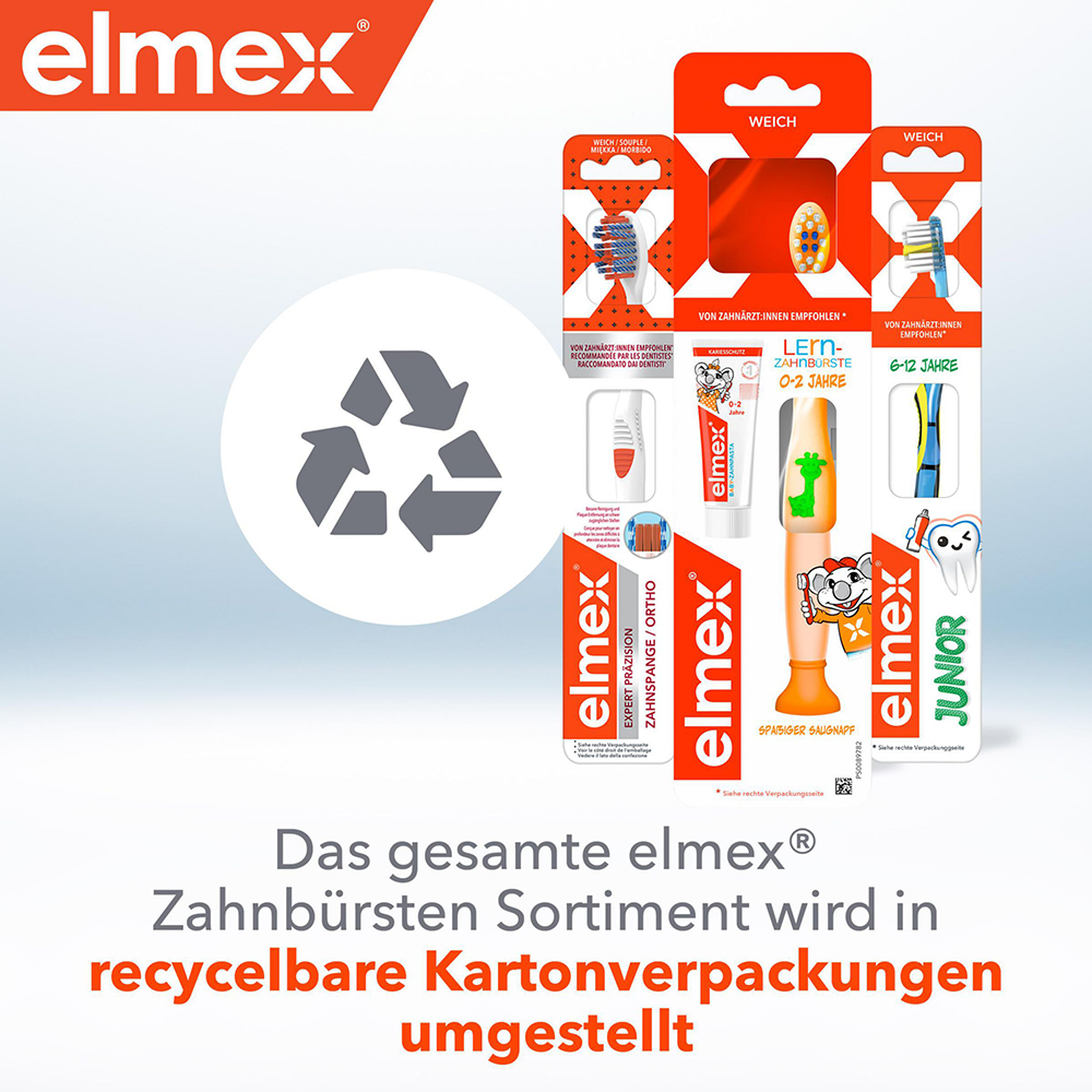 Bild: elmex Lernzahnbürste 0-2 Jahre + 12ml Zahncreme 