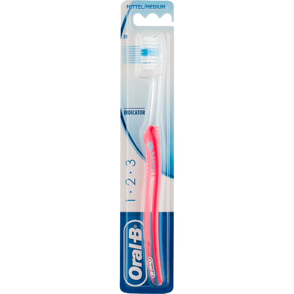 Bild: Oral-B Oral-B Indicator Handzahnbürste Mittel, Blau