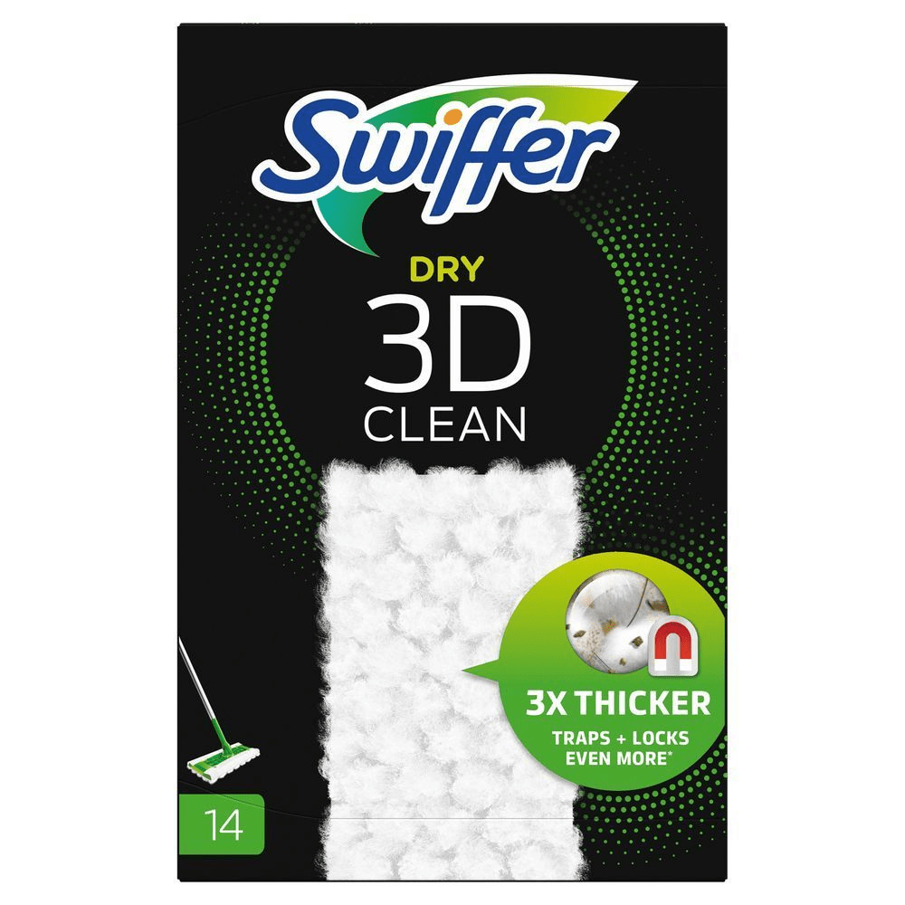 Bild: Swiffer Bodenwischer 3D Clean Trockene Bodentücher Nachfüllpackung