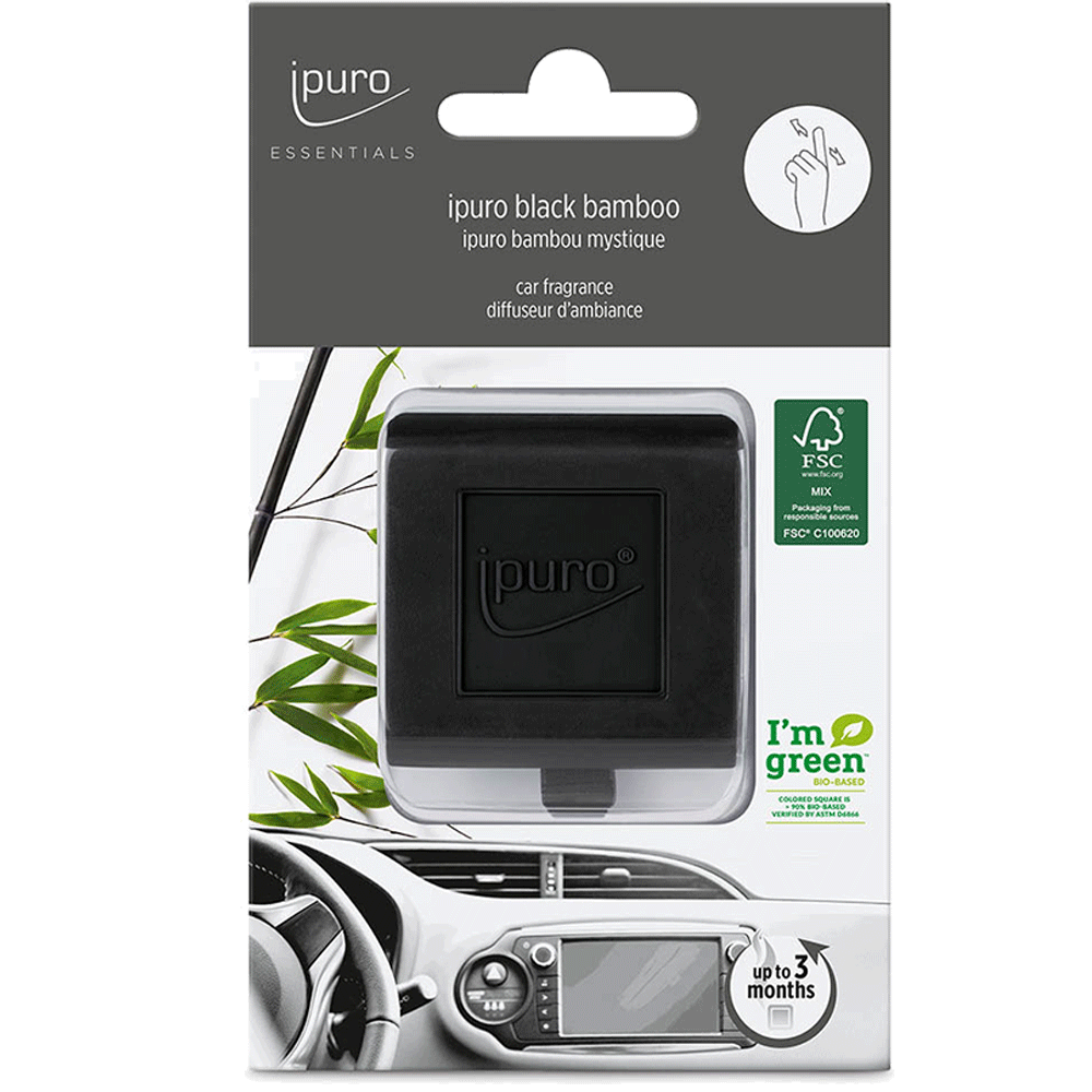 Bild: ipuro Essentials Black Bamboo Autoduft 