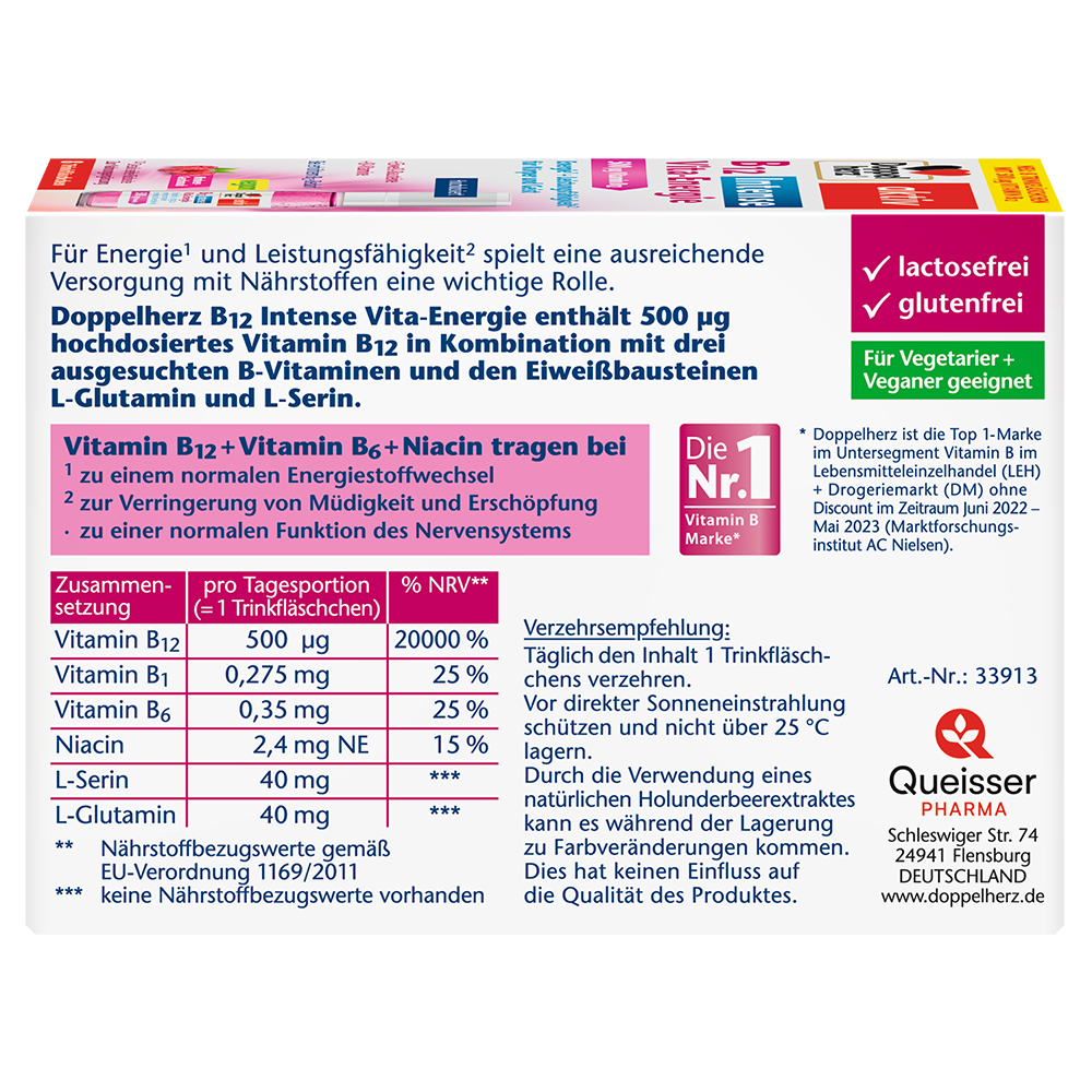 Bild: DOPPELHERZ B12 Intense Vita-Energie 