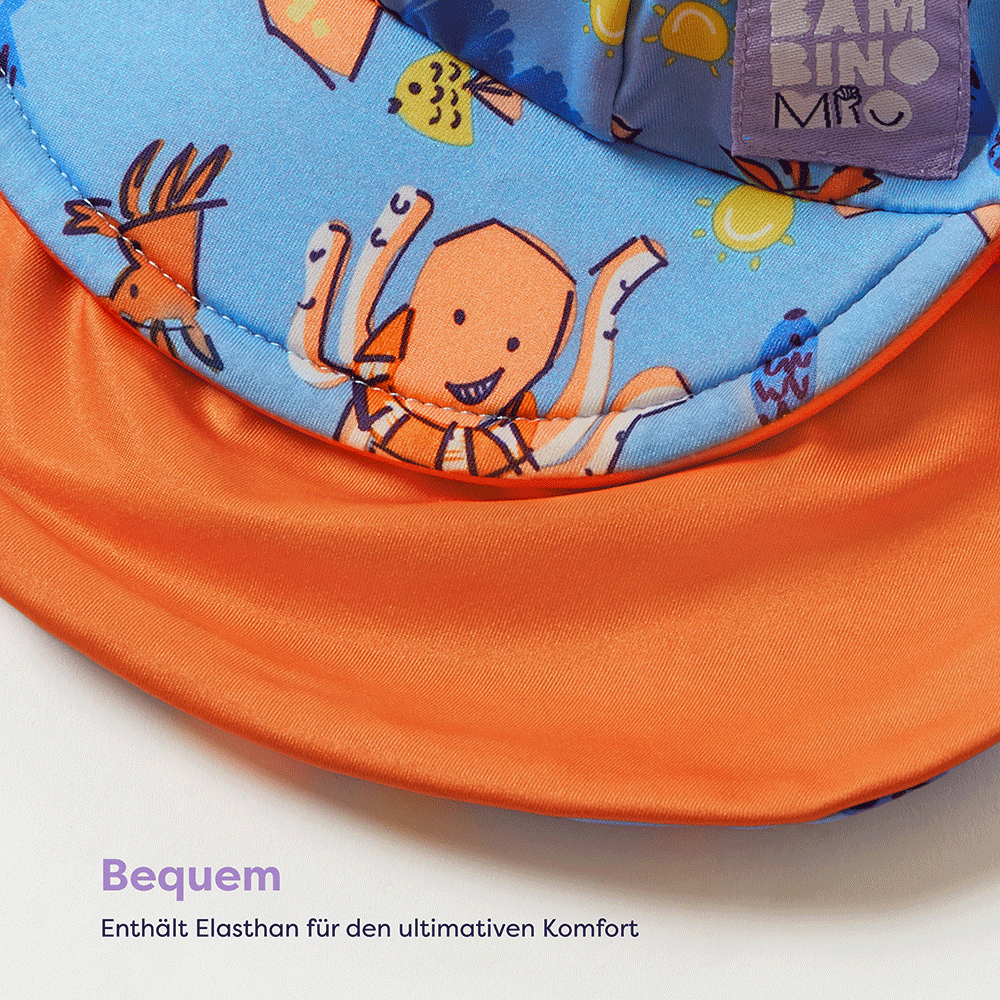 Bild: bambino mio Wende-Sonnenhut Meer 1-3 Jahre 