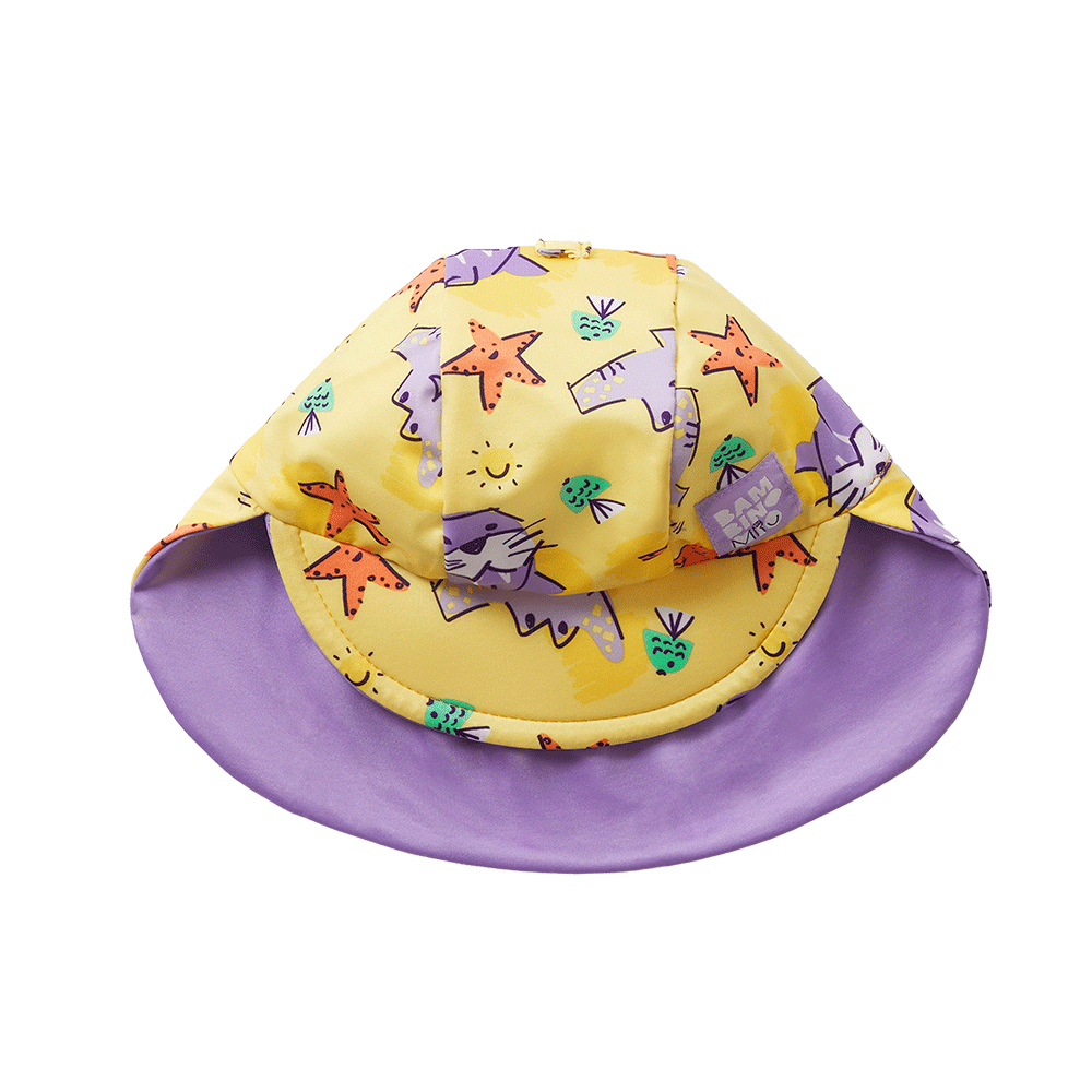 Bild: bambino mio Wende-Sonnenhut Sand 1-3 Jahre 