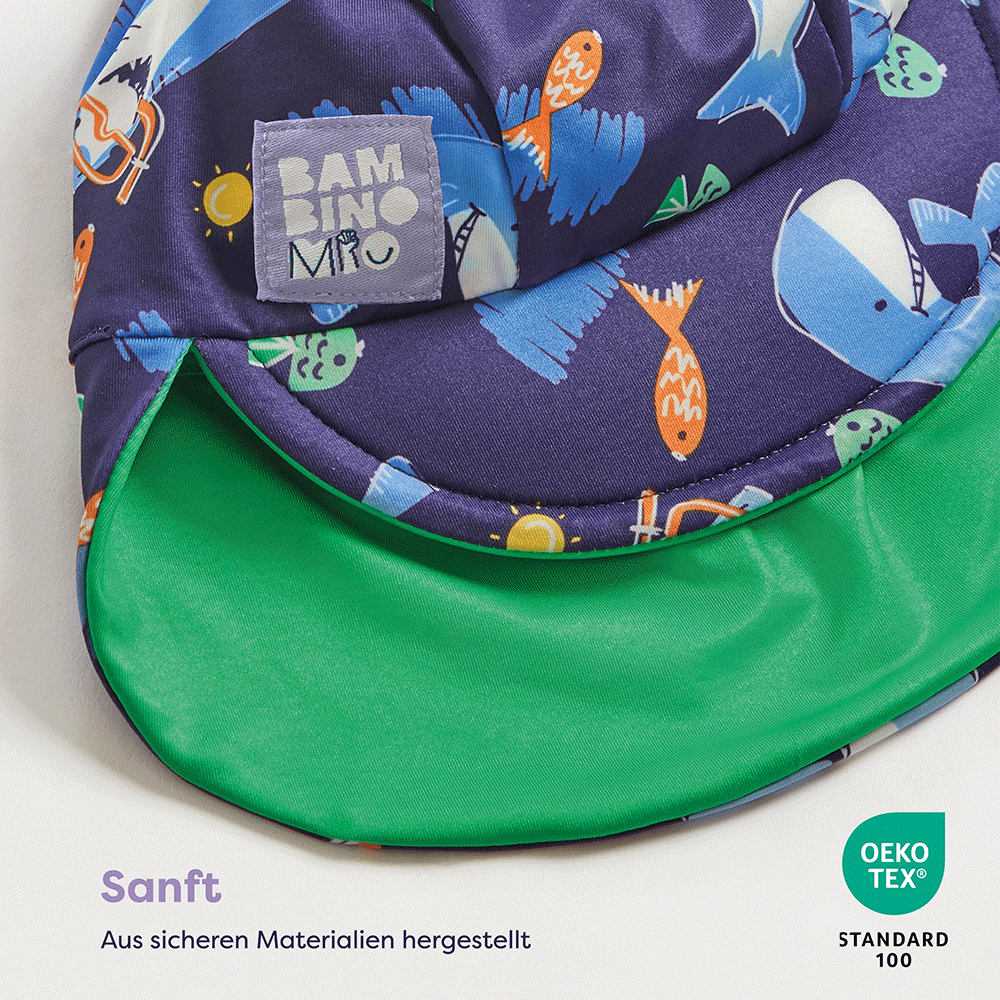 Bild: bambino mio Wende-Sonnenhut Sand 1-3 Jahre 