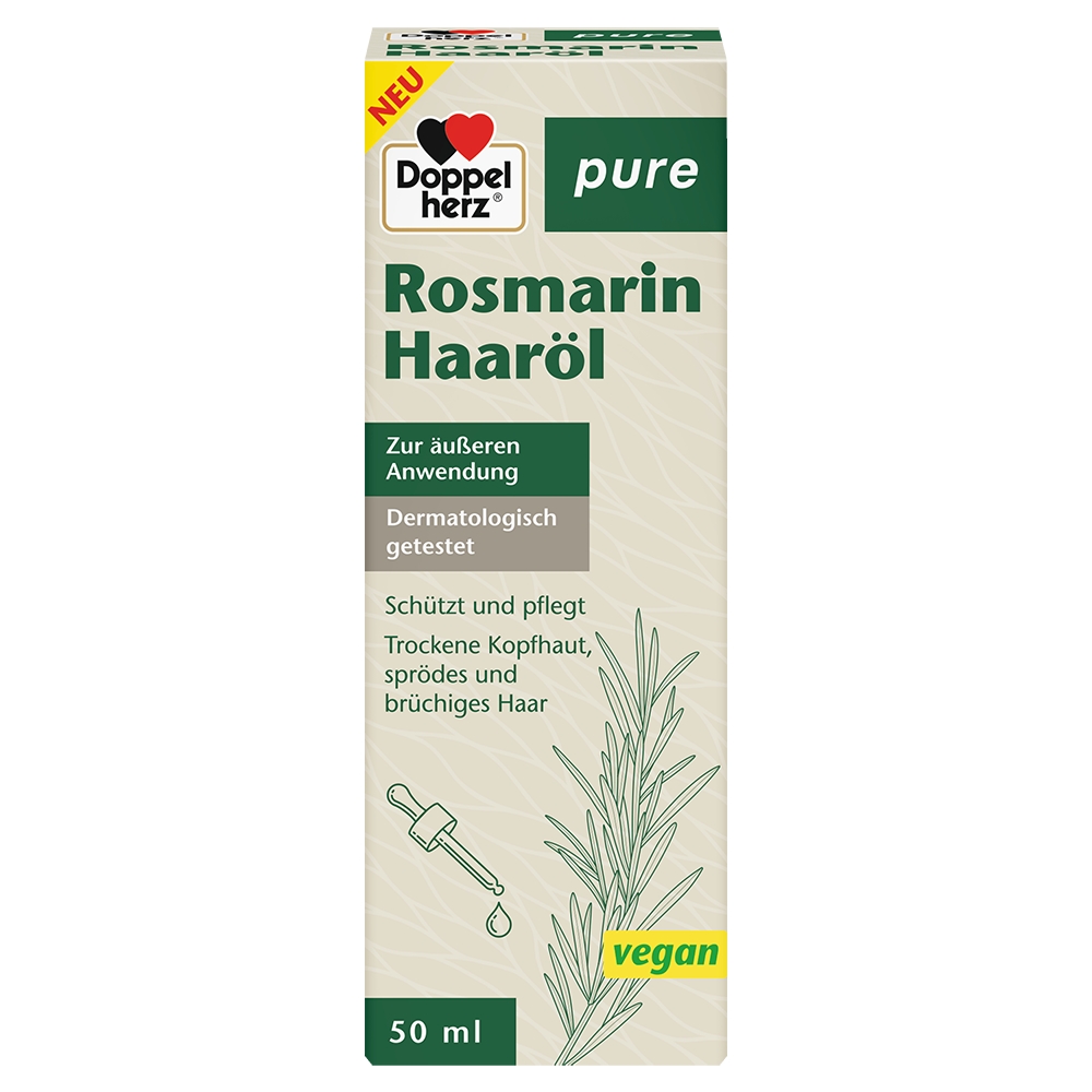 Bild: DOPPELHERZ Rosmarin Haaröl