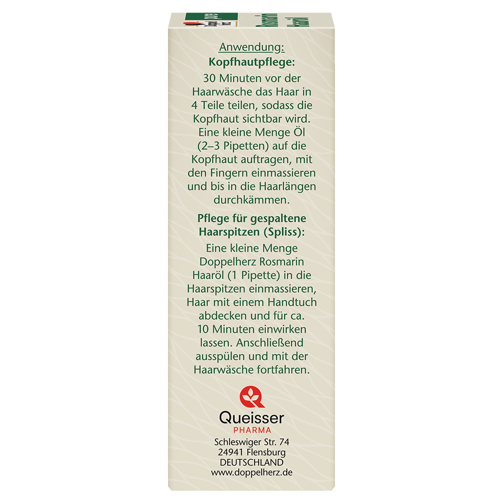 Bild: DOPPELHERZ Rosmarin Haaröl