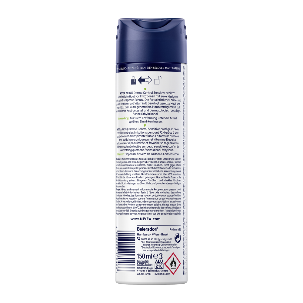 Bild: NIVEA MEN Deo-Spray Derma Control Sensitive 