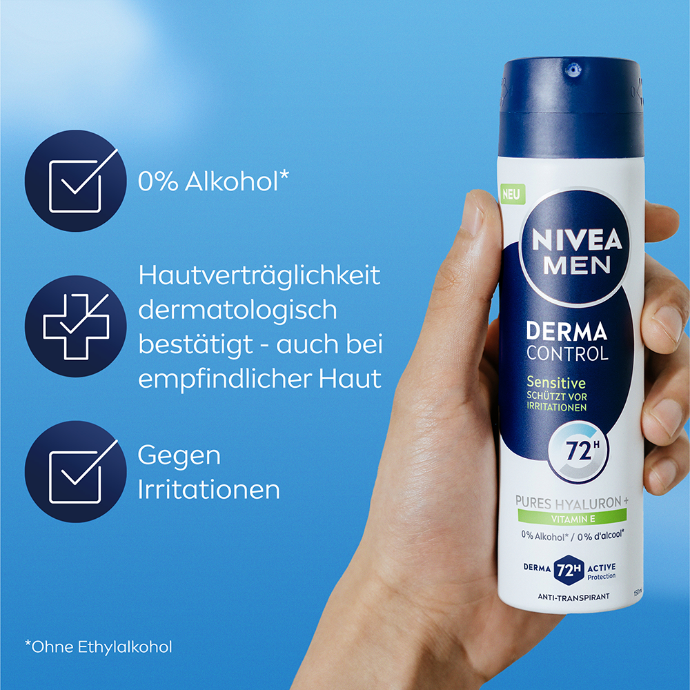 Bild: NIVEA MEN Deo-Spray Derma Control Sensitive 
