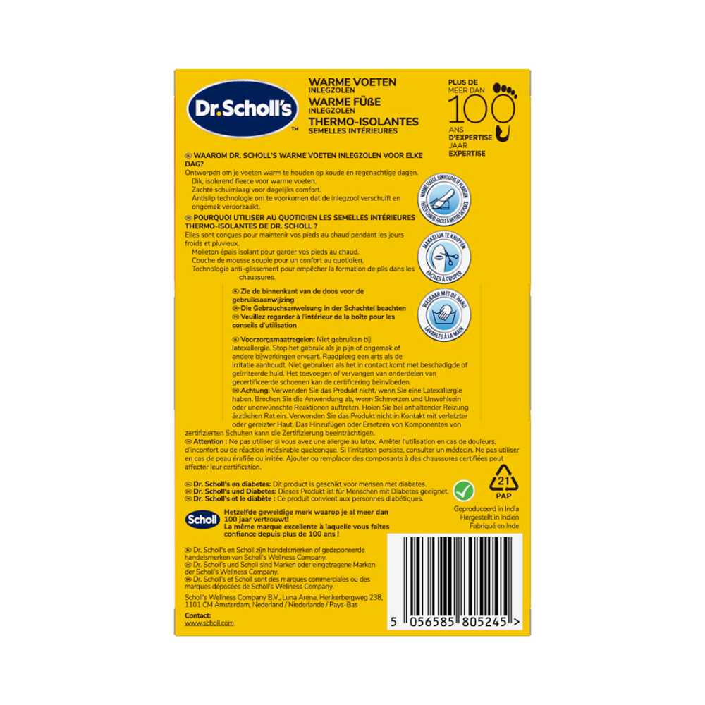 Bild: Dr.Scholl's Einlegesohlen Warme Füße 