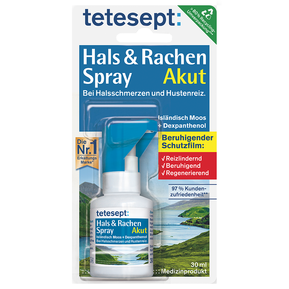 Bild: tetesept: Hals & Rachen Spray Akut