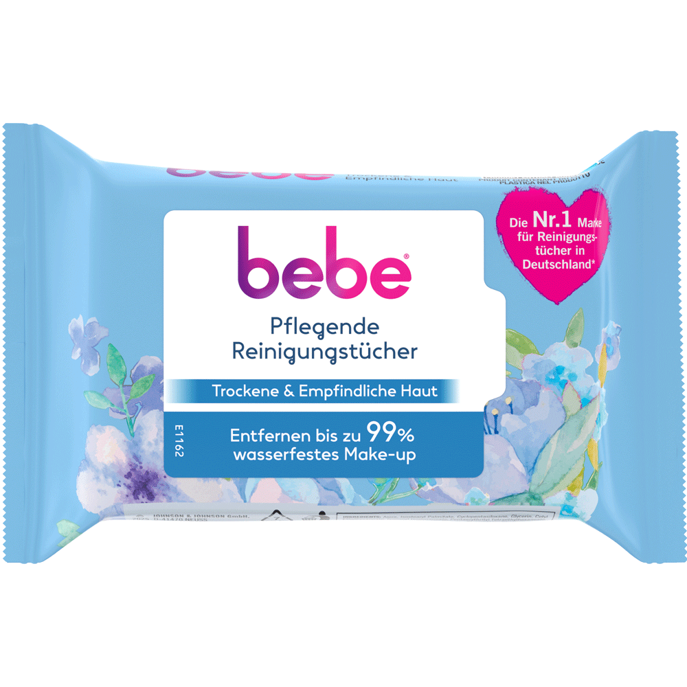 Bild: bebe Pflegende Reinigungstücher Miniformat 