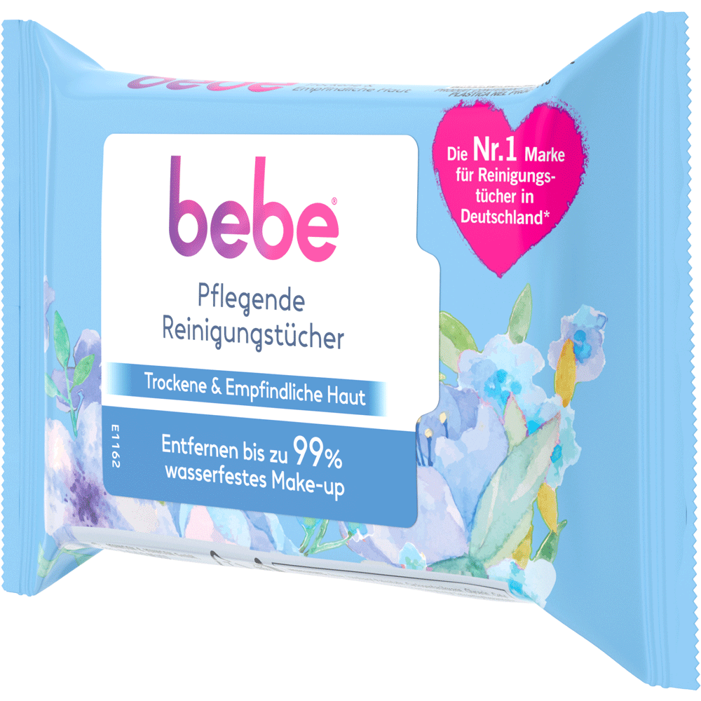 Bild: bebe Pflegende Reinigungstücher Miniformat 