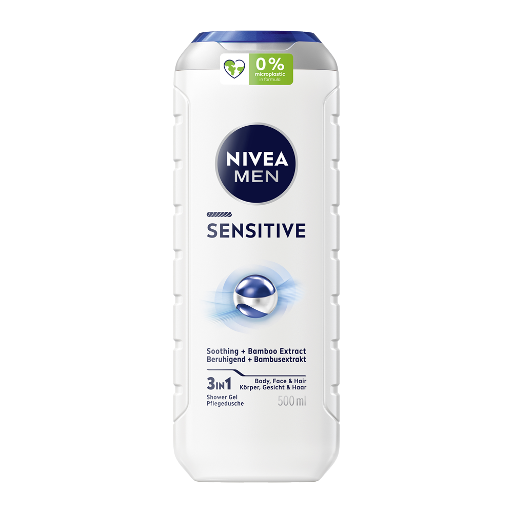 Bild: NIVEA MEN 3In1 Pflegedusche Sensitive 