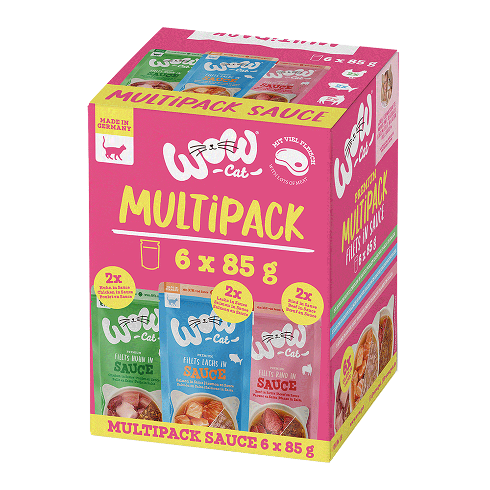 Bild: WOW Cat Filets in Sauce Multipack 