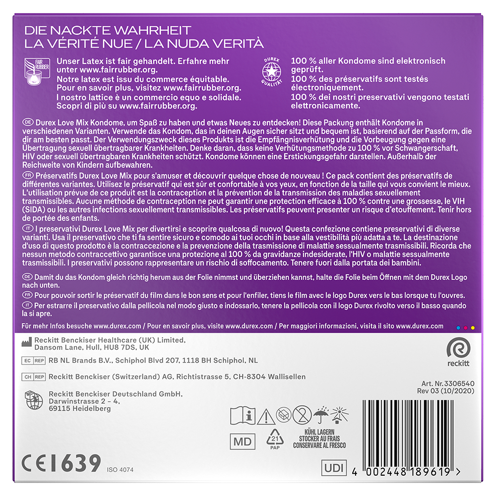 Bild: durex Kondome Love Mix