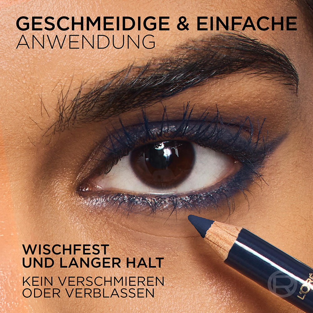 Bild: L'ORÉAL PARIS Haute Couleur Khol Eyeliner Bleu Suede