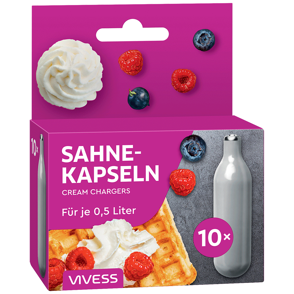 Bild: Vivess Sahnekapseln 10x 