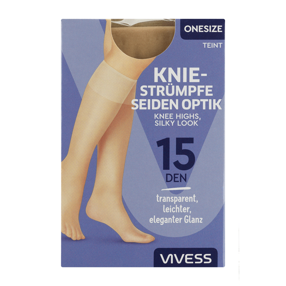 Bild: Vivess Kniestrümpfe Seiden Optik 