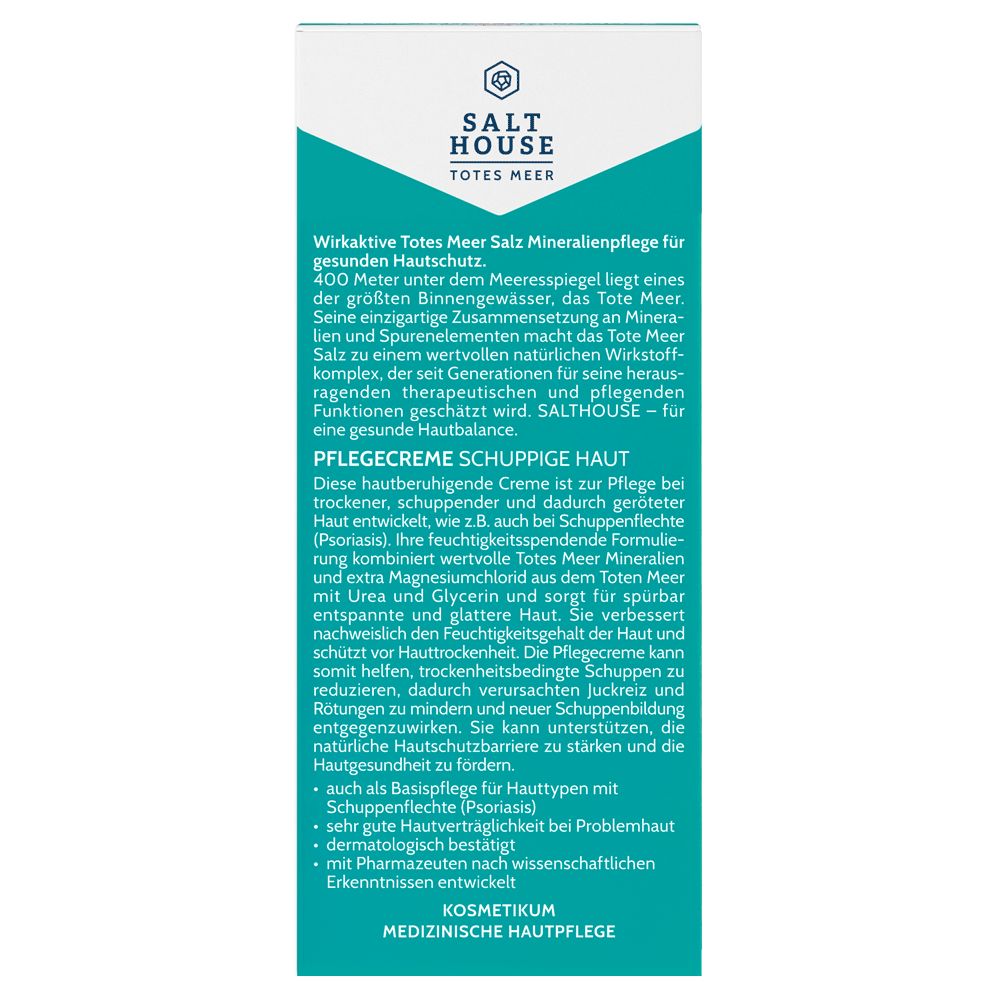 Bild: SALTHOUSE Totes Meer Pflegecreme Schuppige Haut 
