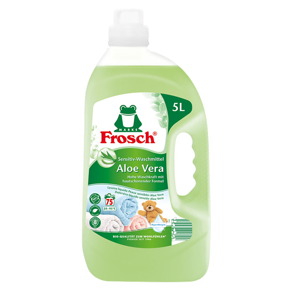 Bild: Frosch Waschmittel Sensitiv Aloe Vera