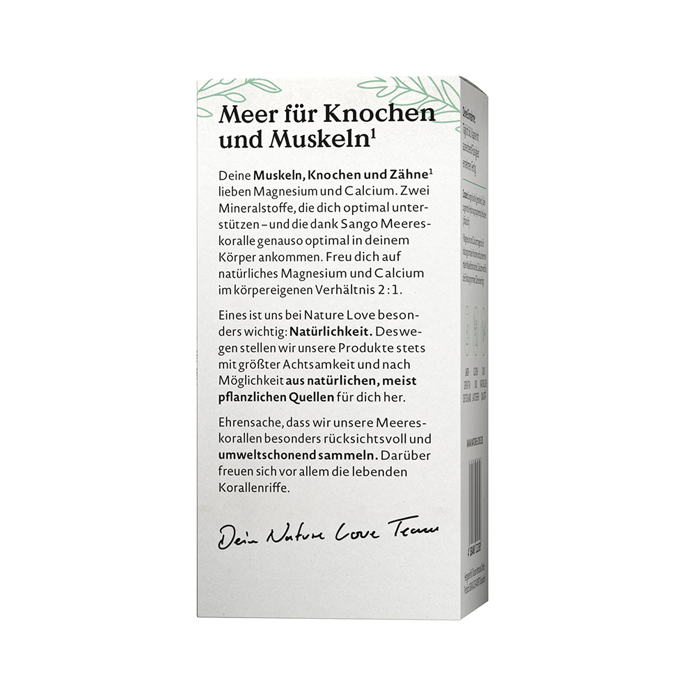 Bild: NATURE LOVE Sango Meereskoralle 