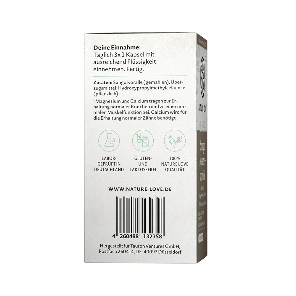 Bild: NATURE LOVE Sango Meereskoralle 