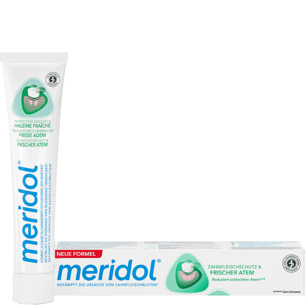 Bild: meridol Zahnpasta Zahnfleischschutz & Frischer Atem