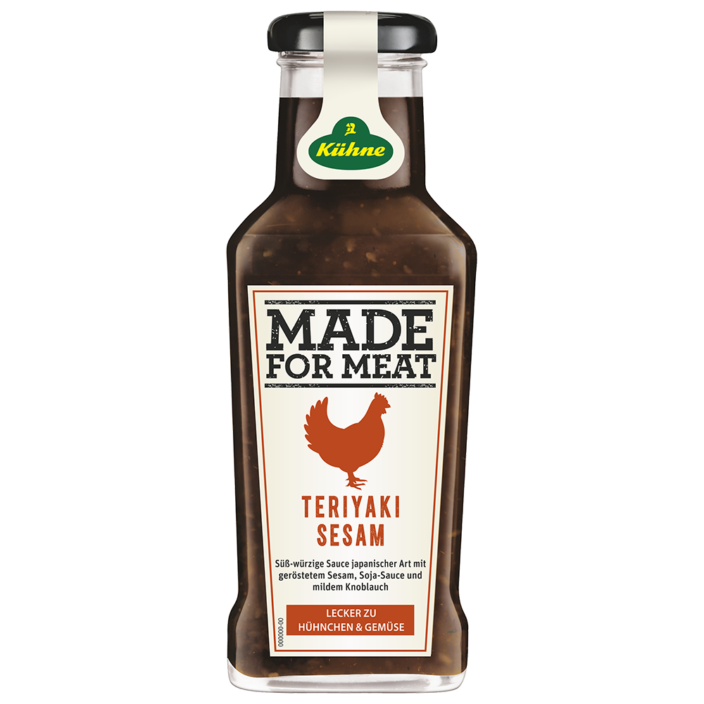Bild: Kühne Made for Meat Teriyaki Sesam Sauce