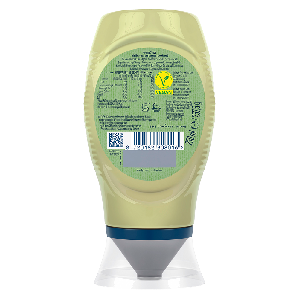 Bild: Hellmanns's Sauce Avocado & Limetten Style 