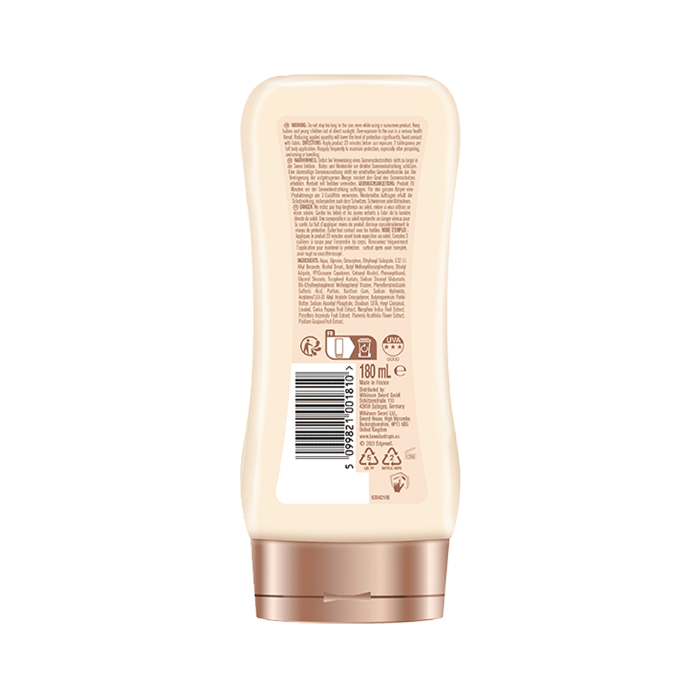 Bild: Hawaiian Tropic Glowing Protection Lotion LSF 15