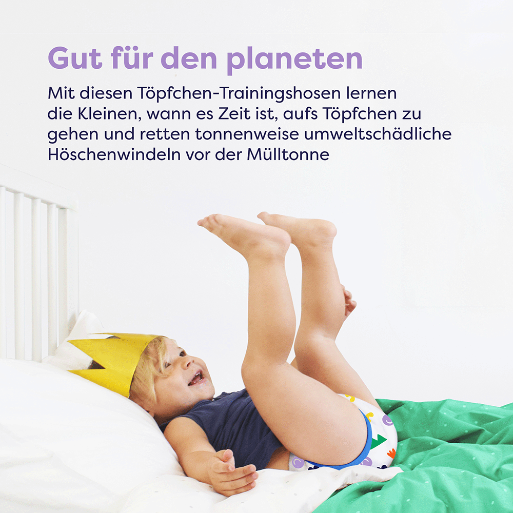 Bild: bambino mio Töpfchen-Trainingshose Weintraube 3-4 Jahre