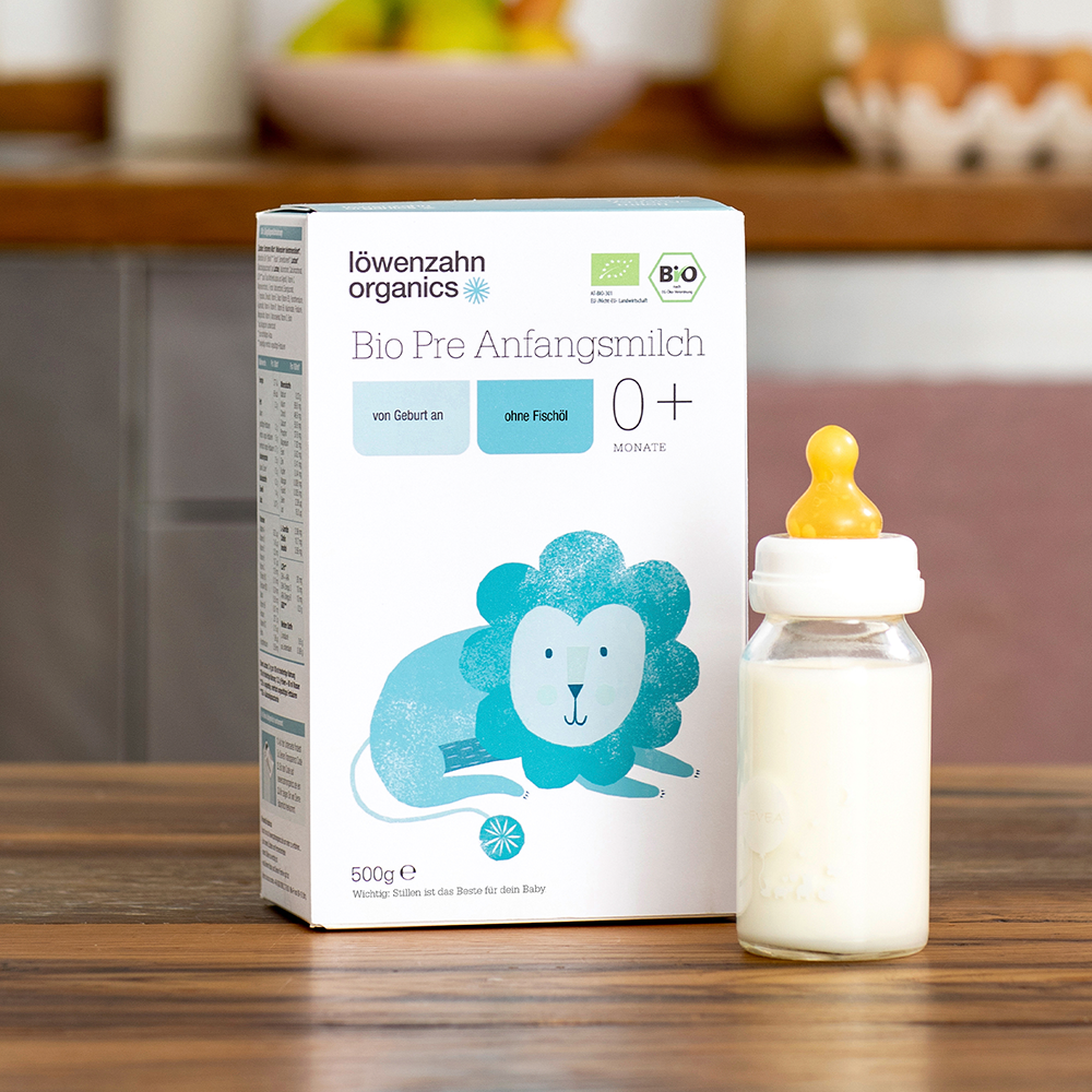 Bild: Löwenzahn organics Bio Pre Anfangsmilch 