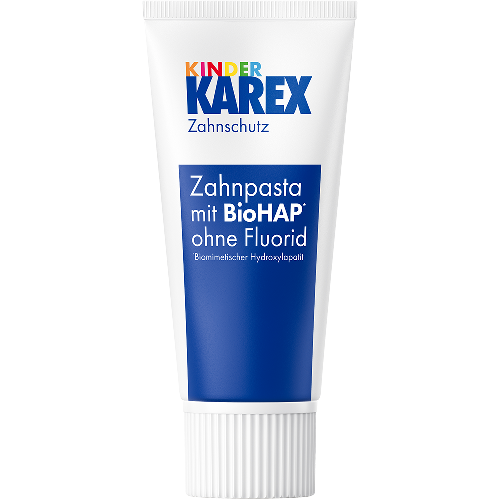 Bild: Karex Kinder Zahnpasta mit BioHAP 