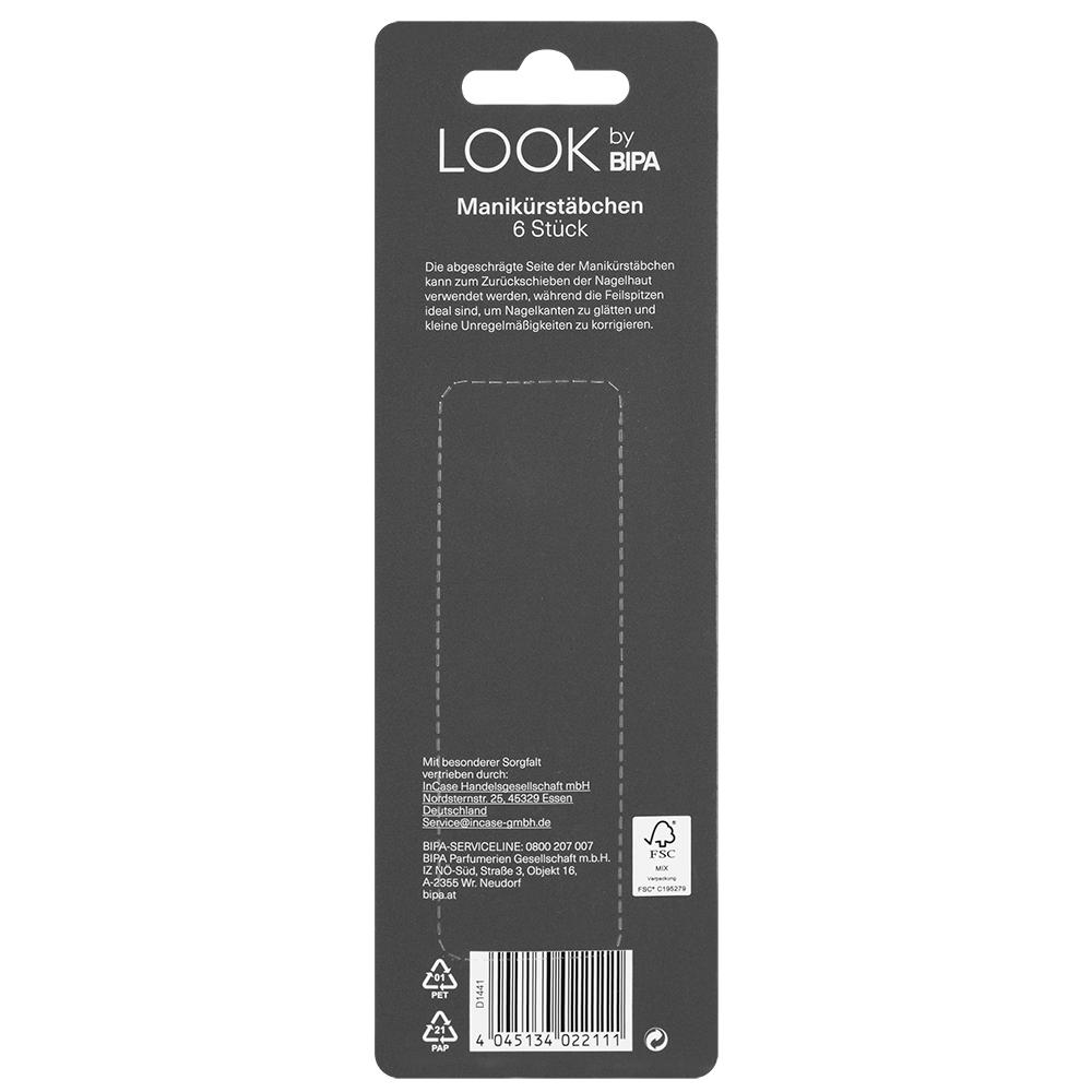 Bild: LOOK BY BIPA Manikürstäbchen 