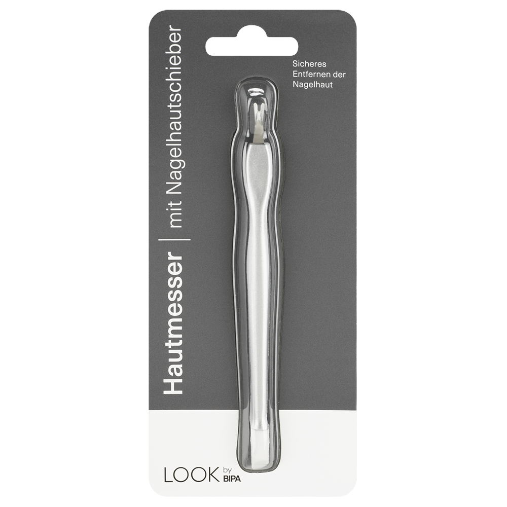 Bild: LOOK BY BIPA Hautmesser mit Nagelhautschieber 