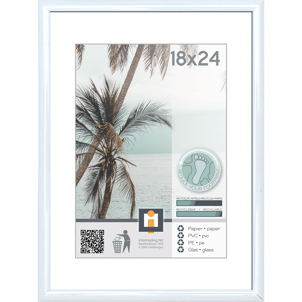 Bild: Tawo Living Bilderrahmen Weiß 18x24cm 