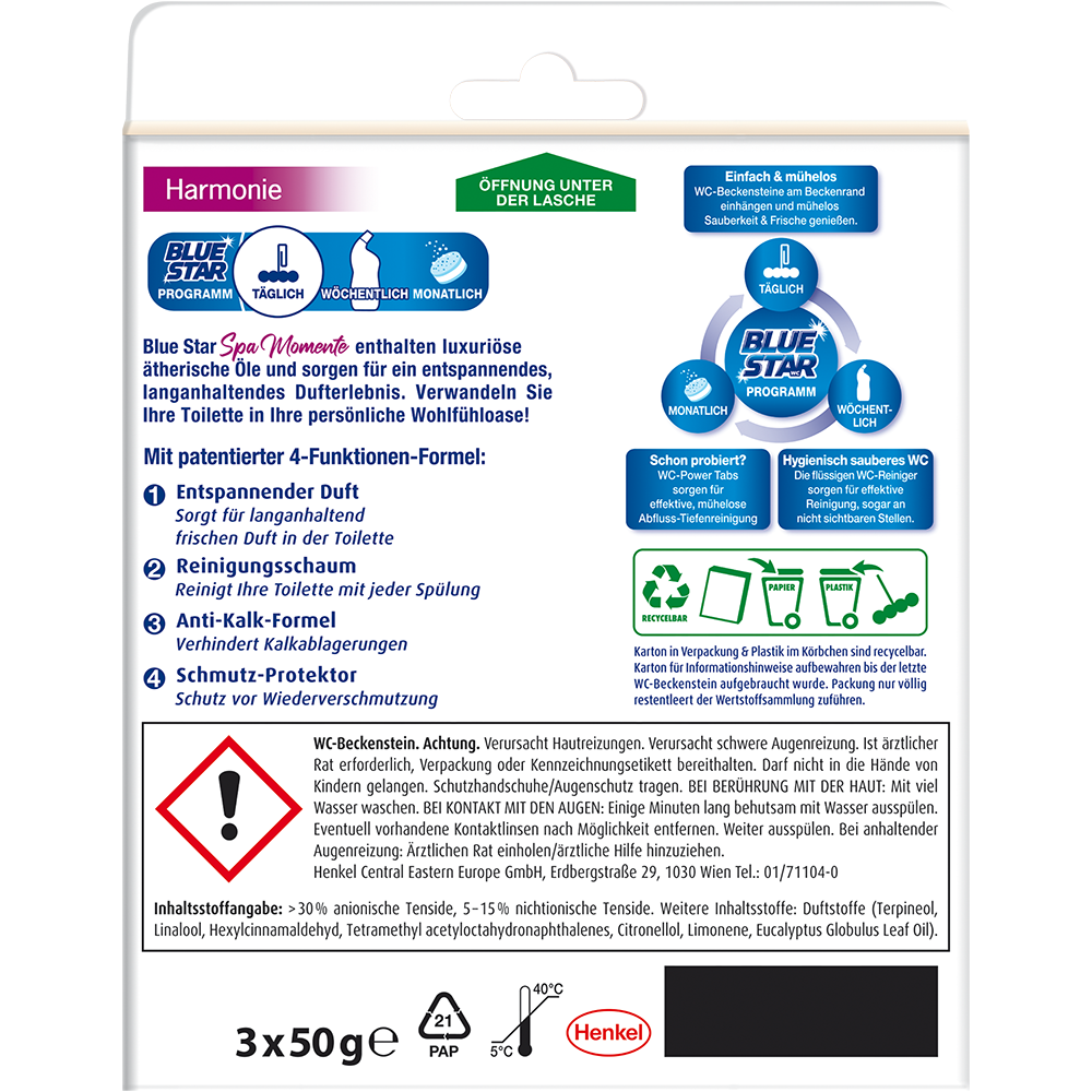 Bild: Blue Star Spa Momente WC-Steine Harmonie 