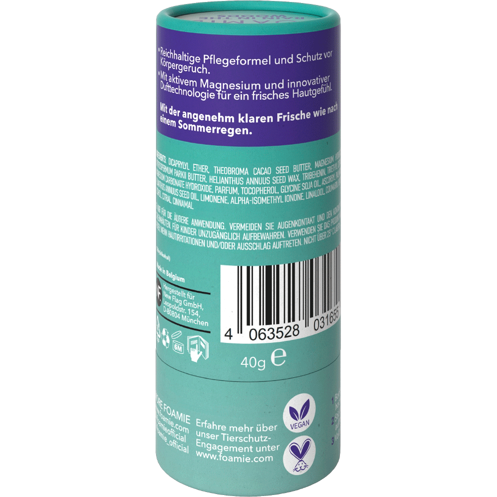 Bild: FOAMIE Festes Deo Rain in the Woods