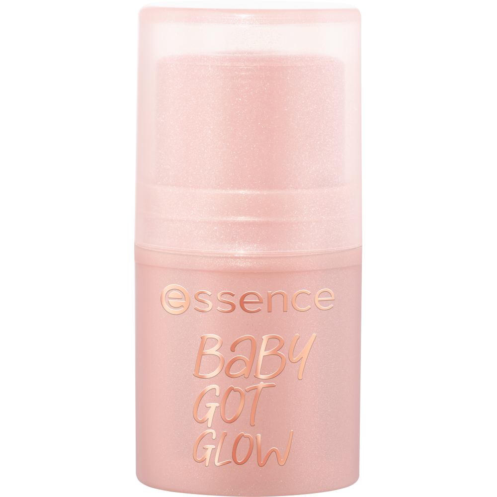Bild: essence BABY GOT GLOW highlighter stick Rosy Glaze 20