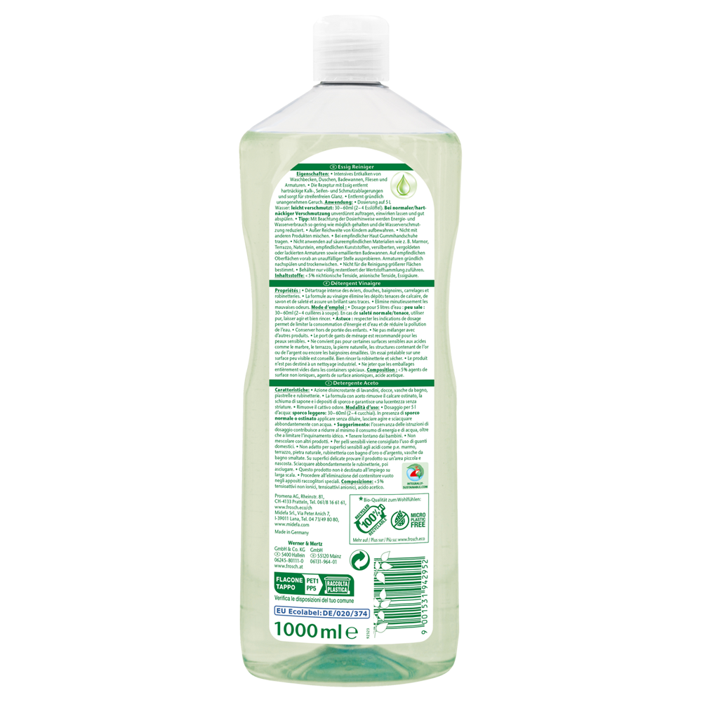 Bild: Frosch Essig Reiniger 