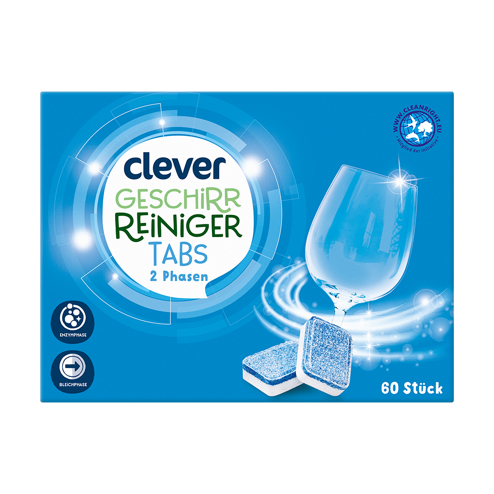 Bild: clever Geschirr Reiniger Tabs 