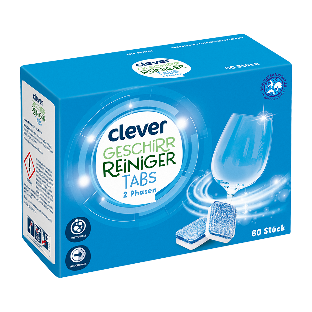 Bild: clever Geschirr Reiniger Tabs 